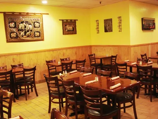 The dining room at Crystal’s Kitchen