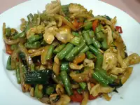 Chicken Pik Pow With String Bean
