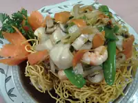 Seafood In A Nest
