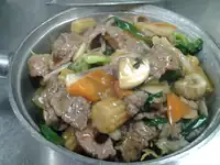 Garlic Beef Crispy Noodle